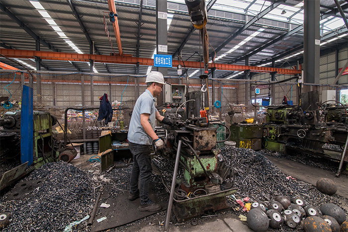 广元网架配件-螺栓球加工车间