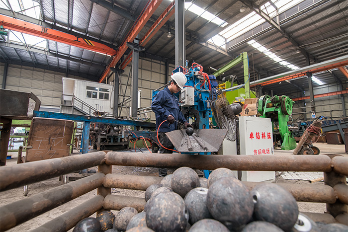 广元网架配件-螺栓球加工车间